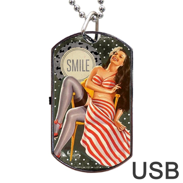 Retro 1410650 1920 Dog Tag USB Flash (Two Sides)