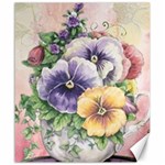 Lowers Pansy Canvas 20  x 24  19.57 x23.15  Canvas - 1