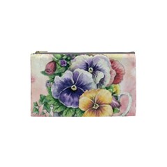 Lowers Pansy Cosmetic Bag (Small)