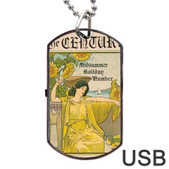 Vintage 1395176 1280 Dog Tag Usb Flash (two Sides) by vintage2030