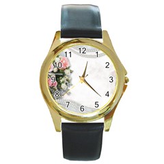 Background 1362160 1920 Round Gold Metal Watch by vintage2030