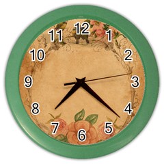 Background 1365750 1920 Color Wall Clock