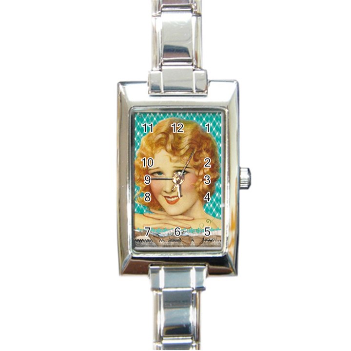 Vintage 1353217 1920 Rectangle Italian Charm Watch