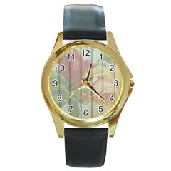 Vintage 1229053 1920 Round Gold Metal Watch by vintage2030