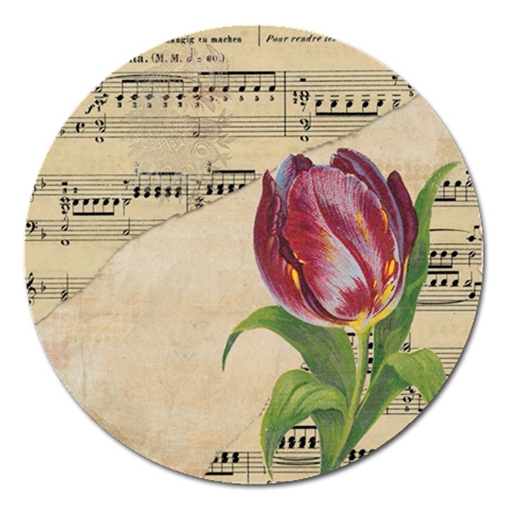 Tulip 1229027 1920 Magnet 5  (Round)