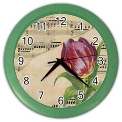 Tulip 1229027 1920 Color Wall Clock by vintage2030