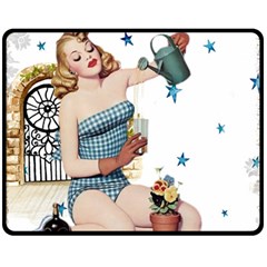 Retro 1265769 1920 Fleece Blanket (medium)  by vintage2030