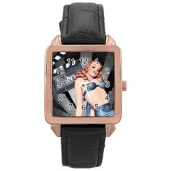 Retro 1265788 1920 Rose Gold Leather Watch  by vintage2030