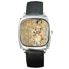 Fairy 1229009 1280 Square Metal Watch