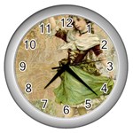 Fairy 1229005 1280 Wall Clock (Silver) Front