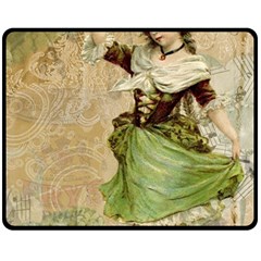 Fairy 1229005 1280 Fleece Blanket (medium)  by vintage2030