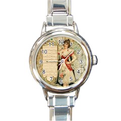 Fairy 1229010 1280 Round Italian Charm Watch by vintage2030