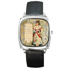 Fairy 1229010 1280 Square Metal Watch