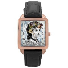 Vintage 1229006 1920 Rose Gold Leather Watch  by vintage2030