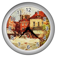 Painting 1241683 1920 Wall Clock (silver) by vintage2030