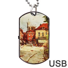 Painting 1241683 1920 Dog Tag Usb Flash (one Side) by vintage2030