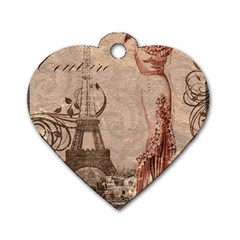 Vintage 1254690 1280 Dog Tag Heart (one Side) by vintage2030