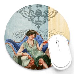 Vintage 1254696 1920 Round Mousepads by vintage2030