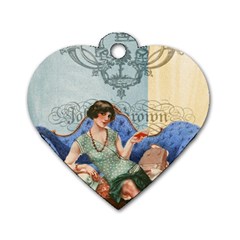 Vintage 1254696 1920 Dog Tag Heart (two Sides) by vintage2030