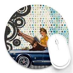 Vintage 1251863 1920 Round Mousepads by vintage2030