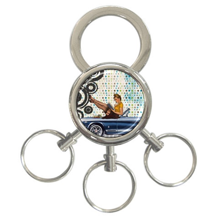 Vintage 1251863 1920 3-Ring Key Chains