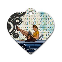 Vintage 1251863 1920 Dog Tag Heart (one Side) by vintage2030