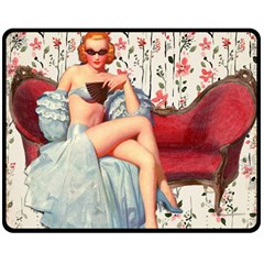 Retro 1265777 1920 Fleece Blanket (medium)  by vintage2030