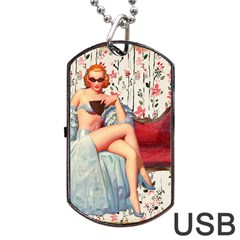 Retro 1265777 1920 Dog Tag Usb Flash (one Side) by vintage2030