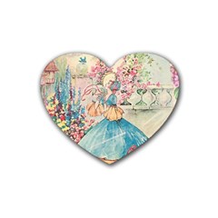 Vintage 1203862 1280 Rubber Coaster (heart)  by vintage2030