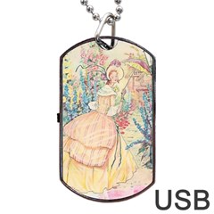 Vintage 1203864 1280 Dog Tag Usb Flash (one Side) by vintage2030