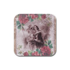 Vintage 1181680 1920 Rubber Square Coaster (4 Pack)  by vintage2030