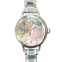 Vintage 1203865 1280 Round Italian Charm Watch by vintage2030