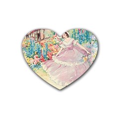 Vintage 1203865 1280 Rubber Coaster (heart)  by vintage2030