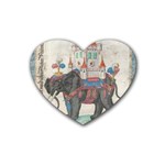 Vintage 1181672 1280 Rubber Coaster (Heart)  Front