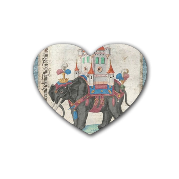 Vintage 1181672 1280 Rubber Coaster (Heart) 