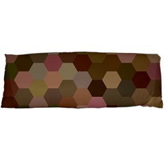 Brown Background Layout Polygon Body Pillow Case Dakimakura (two Sides) by Sapixe