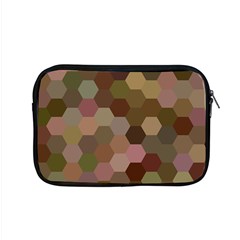 Brown Background Layout Polygon Apple Macbook Pro 15  Zipper Case by Sapixe