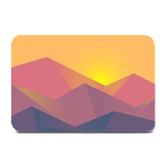 Image Sunset Landscape Graphics Plate Mats by Sapixe