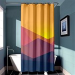 Image Sunset Landscape Graphics Shower Curtain 36  x 72  (Stall)  Curtain(36 X72 ) - 33.26 x66.24  Curtain(36 X72 )