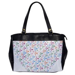 Heart Colorful Transparent Religion Oversize Office Handbag by Sapixe