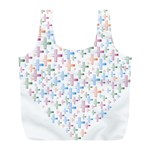 Heart Colorful Transparent Religion Full Print Recycle Bag (L) Back