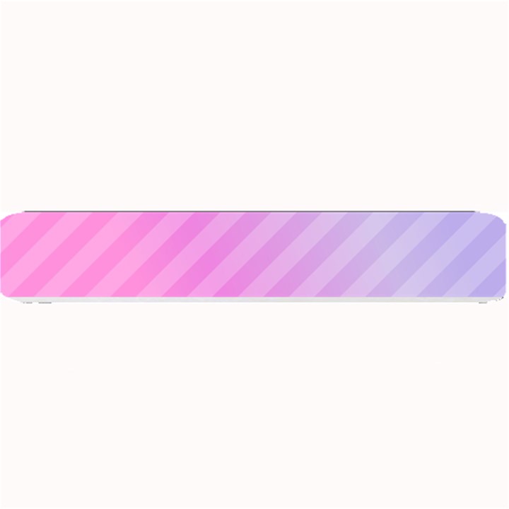 Diagonal Pink Stripe Gradient Small Bar Mats