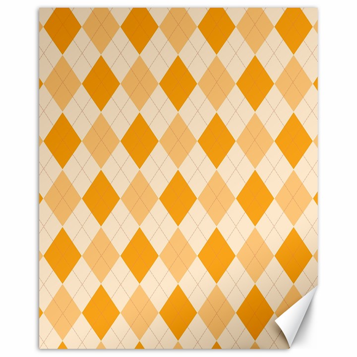 Argyle Pattern Seamless Design Canvas 16  x 20 