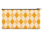 Argyle Pattern Seamless Design Pencil Cases Back