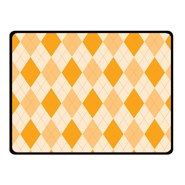 Argyle Pattern Seamless Design Fleece Blanket (Small)