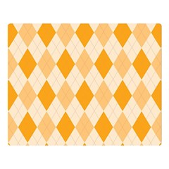 Argyle Pattern Seamless Design Double Sided Flano Blanket (Large) 