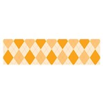 Argyle Pattern Seamless Design Satin Scarf (Oblong) Front