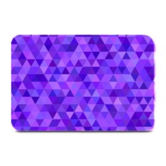 Purple Triangle Purple Background Plate Mats