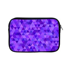 Purple Triangle Purple Background Apple Ipad Mini Zipper Cases by Sapixe