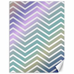 Zigzag Line Pattern Zig Zag Canvas 12  X 16  by Sapixe